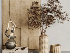 Decor set M-1 3D Model