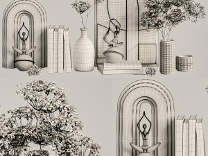 Decor set M-1 Modelo 3D