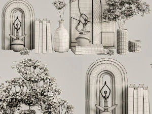 Decor set M-1 3D Model