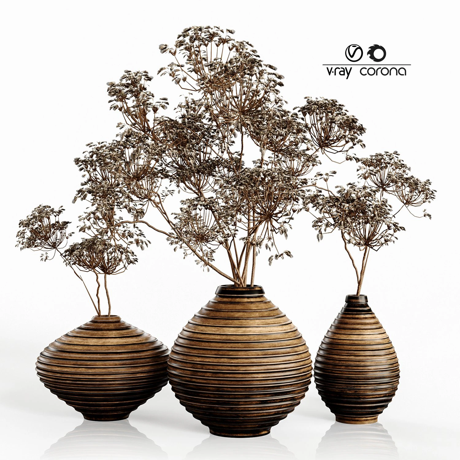 Mazzi Nocciola 01 Modello 3D .c4d .max .obj .3ds .fbx .stl .blend 