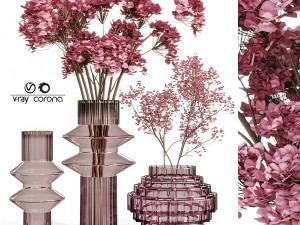 Pink bouquet 03 3D Model