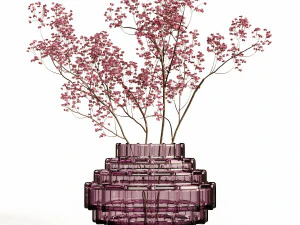 Pink bouquet 03 3D Model