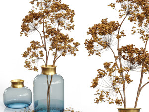 Bouquets Blue 04 3D Model