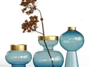 Bouquets Blue 04 3D Model