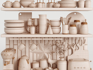 Accessories smeg 03 3D Model