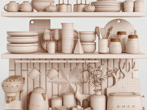 Accessories smeg 03 3D Model