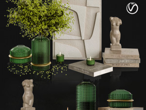 Decor set 002 3D-Modell
