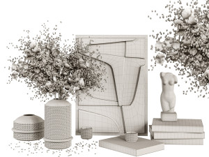 Decor set 002 3D-Modell