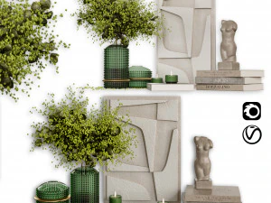 Set decorazioni 002 Modello 3D