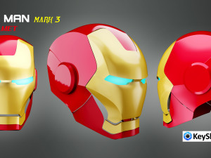 Iron Man Helmet 3D Models