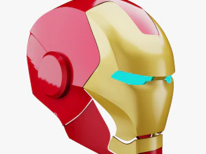 Iron Man Helmet 3D Model