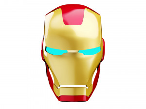 Iron Man Helmet Modello 3D