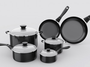 Non-Stick-Kitchen-Accessories Modello 3D