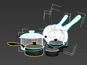 Non-Stick-Kitchen-Accessories Modello 3D