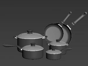 Non-Stick-Kitchen-Accessories 3D Model