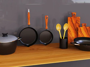 Non-Stick-Kitchen-Accessories 3D Model