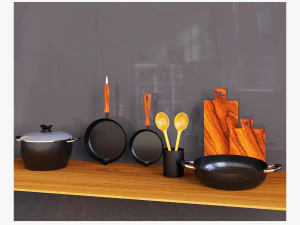 Non-Stick-Kitchen-Accessories 3D Model