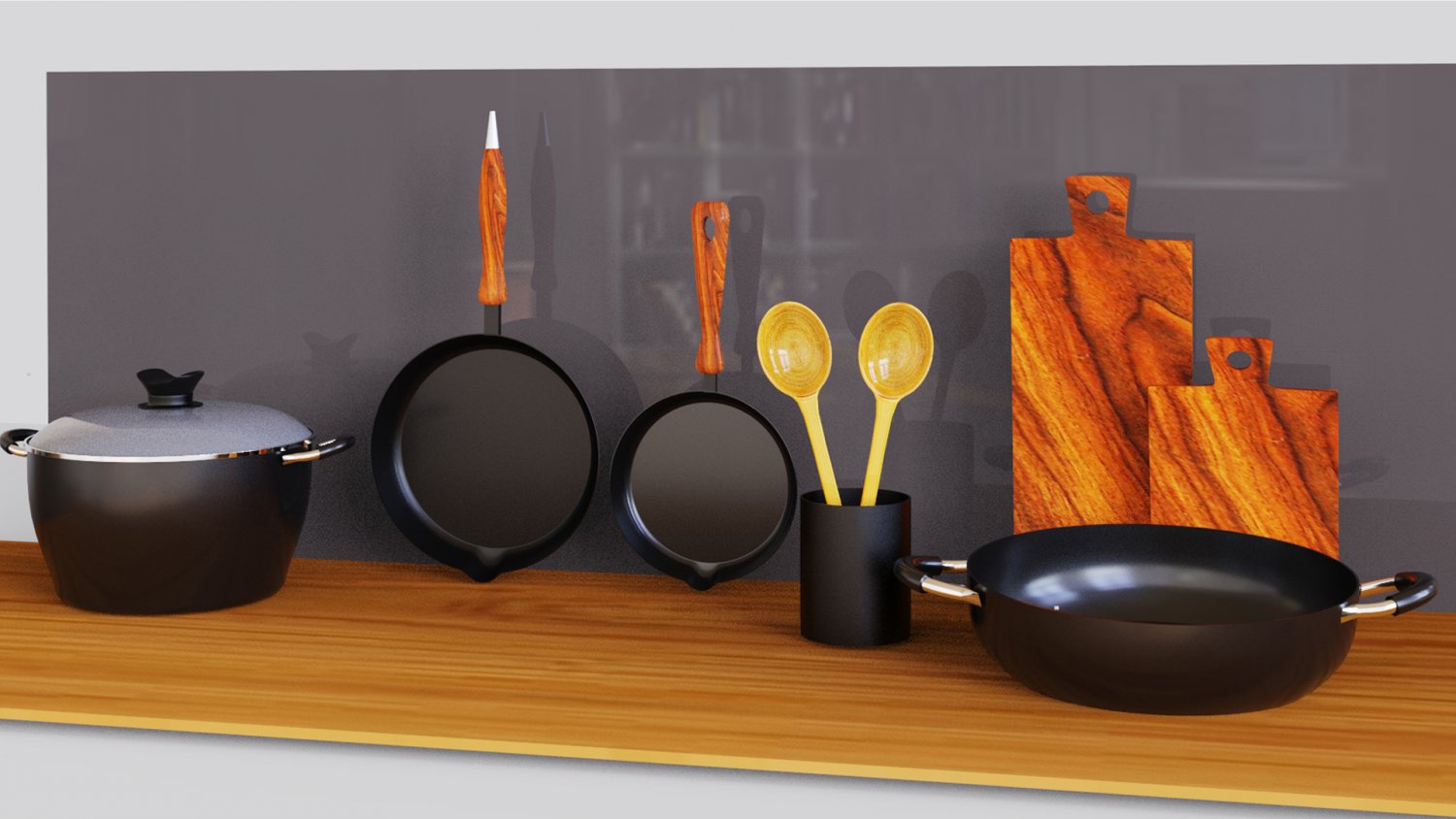 kitchen accessories 009 | 3D model
