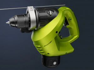 Furadeira El&eacute;trica Modelo 3D