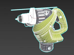Electric Drill 3D Model