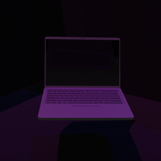 Laptop Model 3D .c4d .max .obj .3ds .fbx .stl .blend 
