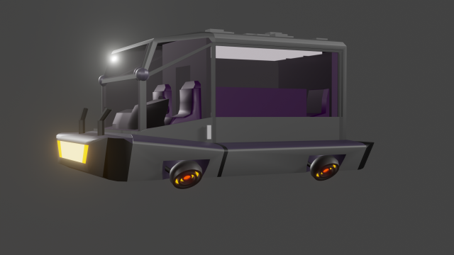 Futuristic space car 3D Model .c4d .max .obj .3ds .fbx .stl .blend 