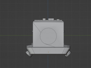 Futuristic space car 3D Model