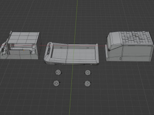Futuristic space car 3D Model