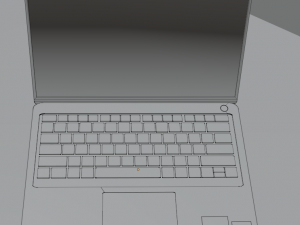 Laptop Huawei 3Dモデル