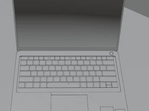 Laptop Huawei 3D Model