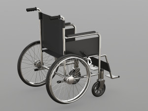 Wheel Chair 3D मॉडल