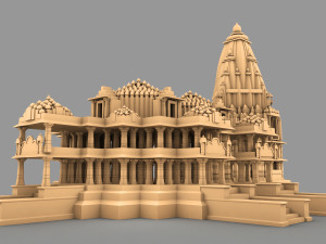 Somnath Temple 3D Model