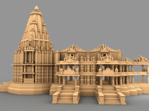 Somnath Temple Modelo 3D
