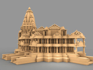 Somnath Temple Modelo 3D