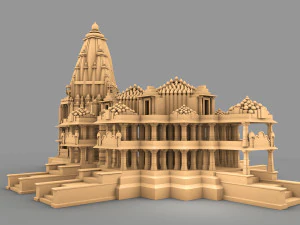 Somnath Temple 3D Model