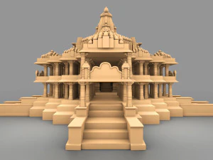 Somnath Temple 3D Model
