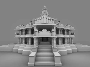 Somnath Temple 3D Model