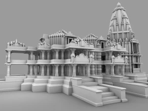 Somnath Temple 3D Model