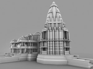 Somnath Temple 3D Model