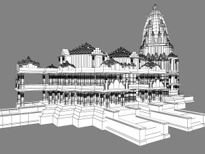 Somnath Temple 3D Model