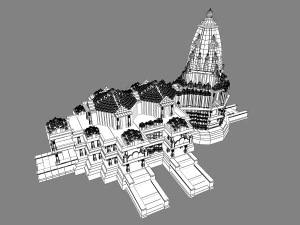 Somnath Temple 3D Model
