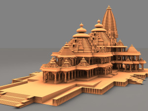 Ram Temple Modelo 3D