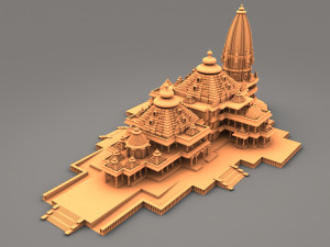 Ram Temple Modelo 3D