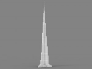 Burj Khalifa 3D Model