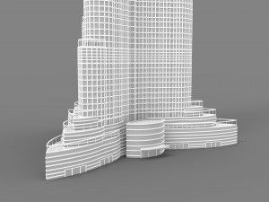 Burj Khalifa Modelo 3D