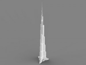 Burj Khalifa Modelo 3D