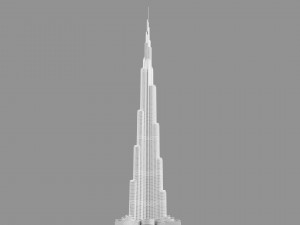 Burj Khalifa Modelo 3D