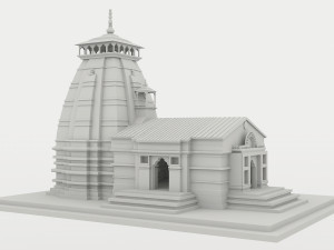 Kedarnath Temple 3D 모델