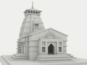 Kedarnath Temple 3D 모델