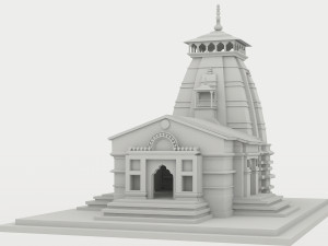 Kedarnath Temple 3D 모델